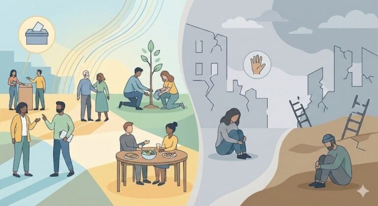 The Two Sides of Living: Democracy or Slavery